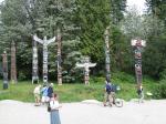 Totem poles in Stanley Park